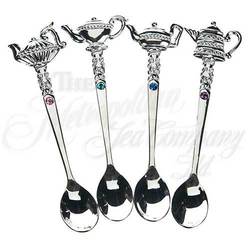 Teapot Demispoon Stainless Steel, Set of 4, 4.5 inches long