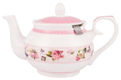 Vintage Garden Tea Pot with Strainer Ashdene