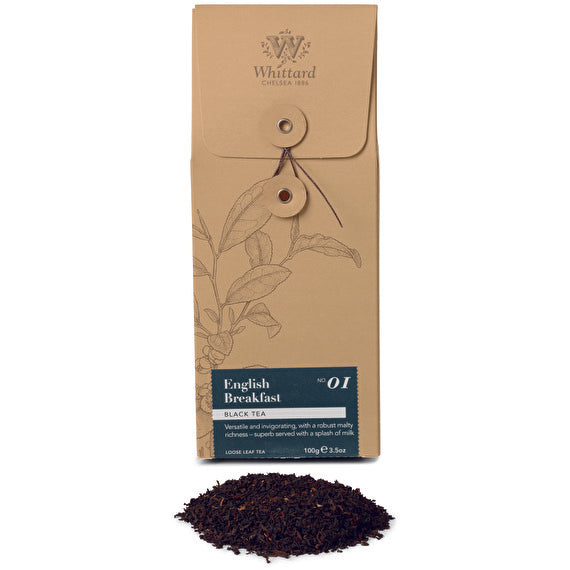English Breakfast Loose Black Tea Pouch 100g Whittard