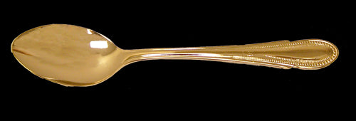 Classic Gold Plate Teaspoon set of 4