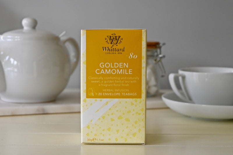 Lemon & Ginger Herbal Infusion 25 Envelope Teabags Whittard - Best By: 10/2019