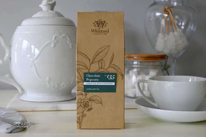 Chocolate Popcorn Loose Leaf Green Tea 75g Whittard - Best By: 9/2020