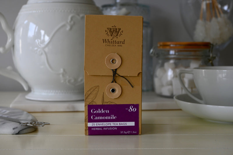 Lemon & Ginger Herbal Infusion 25 Envelope Teabags Whittard - Best By: 10/2019