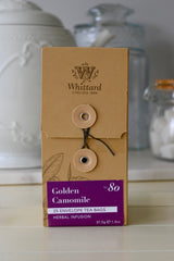 Golden Camomile Herbal Infused 25 Envelope Tea Bags 37.5g Whittard - Best By: 9/2019