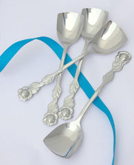 Teapot Demispoon Stainless Steel, Set of 4, 4.5 inches long