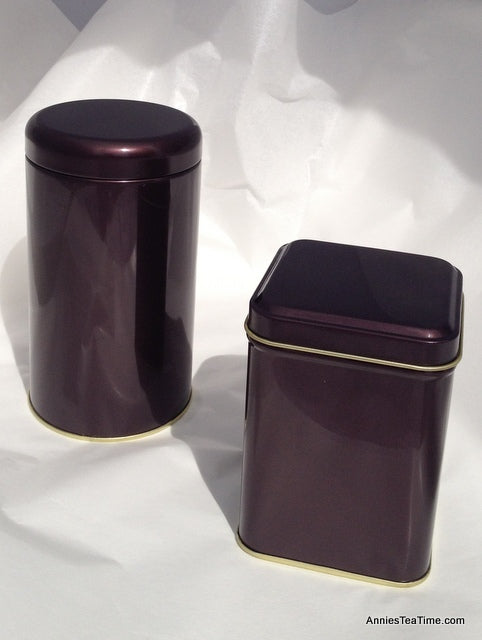 Tea Caddy (Empty) Whittard Straight Sided