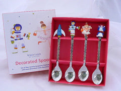 Teapot Demispoon Stainless Steel, Set of 4, 4.5 inches long