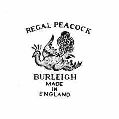 Black Regal Peacock 5 cup Teapot by Burleigh Made in England