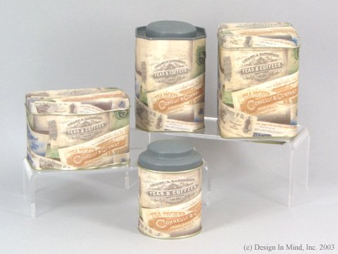 Tea Caddy (Empty) Whittard Straight Sided